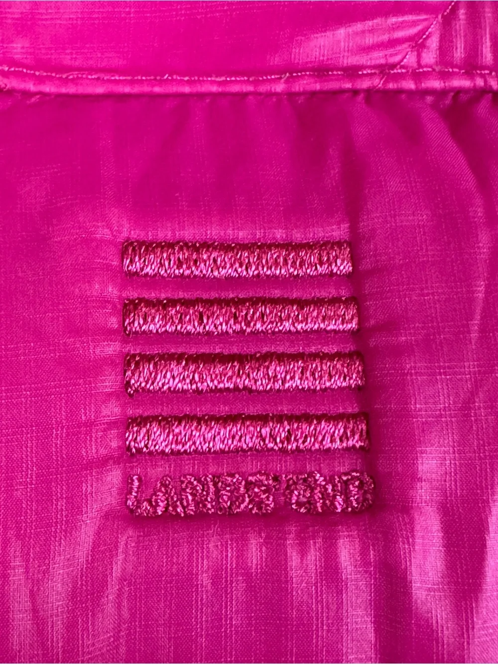 Lands End Girls L 14-16 Magenta Pink 80% Down Puffer Jacket Coat Gorpcore Light